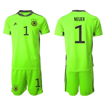 Tenue Allemagne Manuel Neuer 1 Gardien Enfant II UEFA Euro 2020 Maillot de Foot